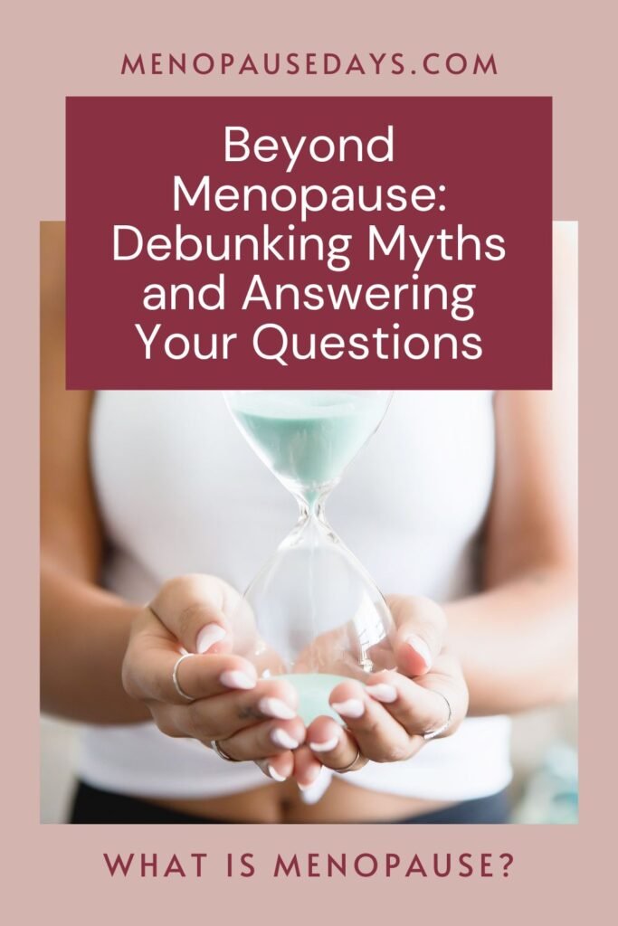 What is menopause - beyond menopause pin